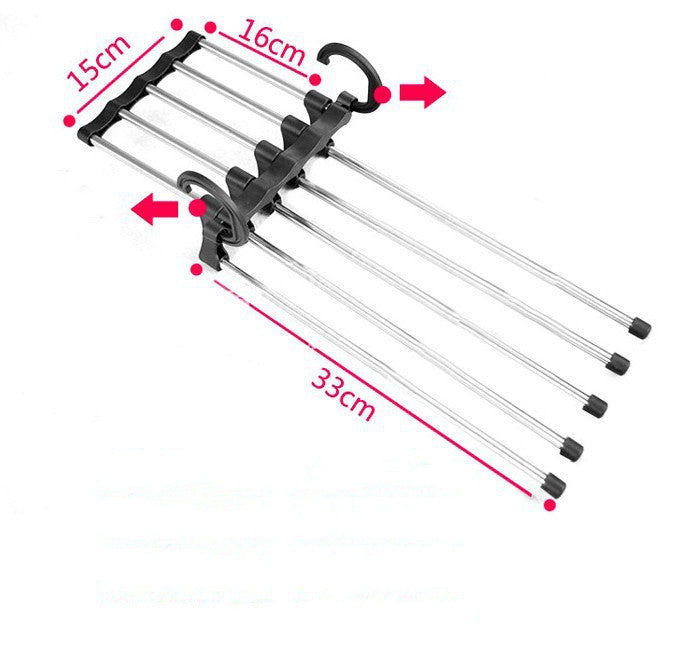 5 In 1 Wardrobe Hanger Multi-functional