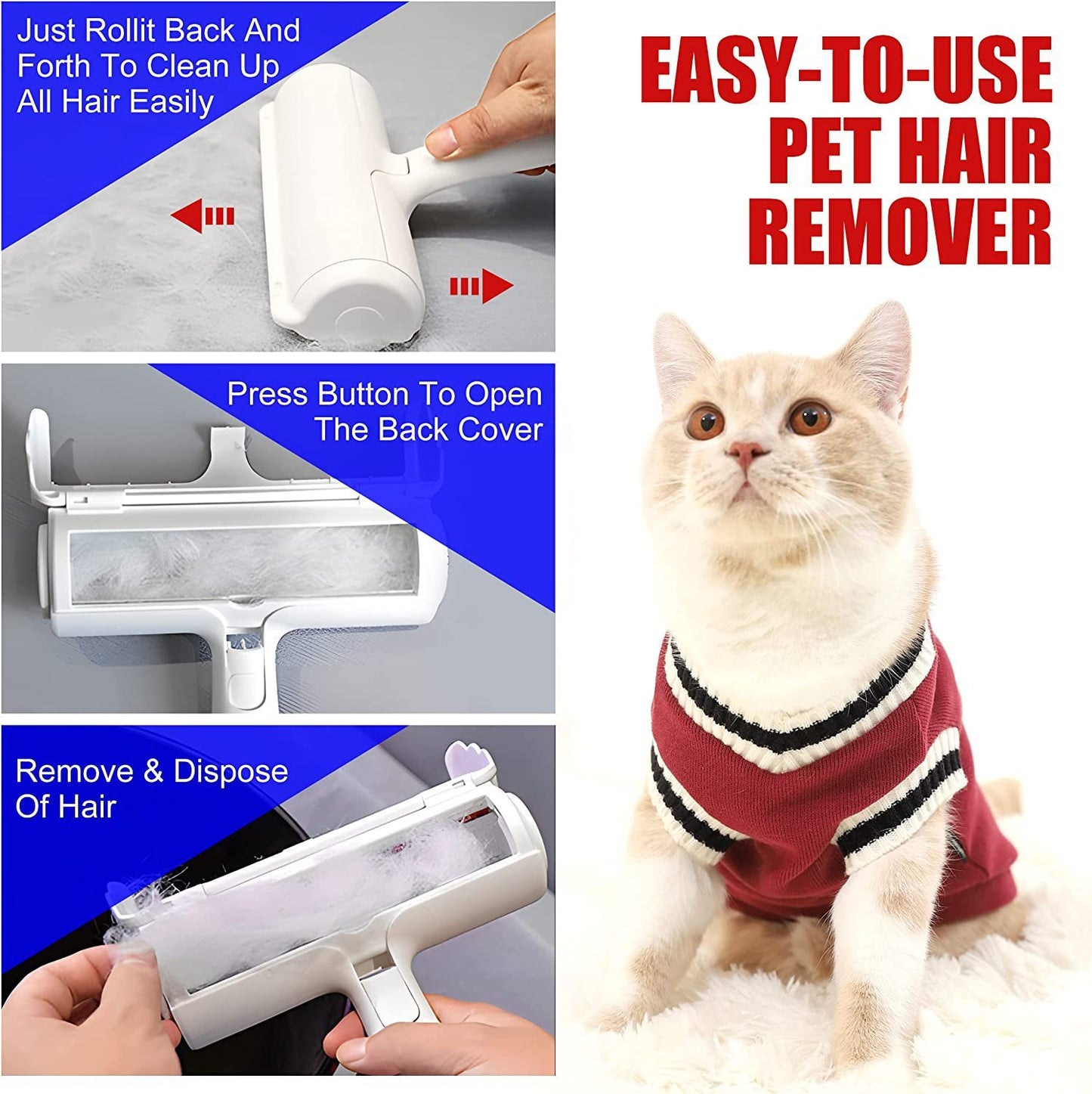 Pet Hair Picker Roller Hair Remover