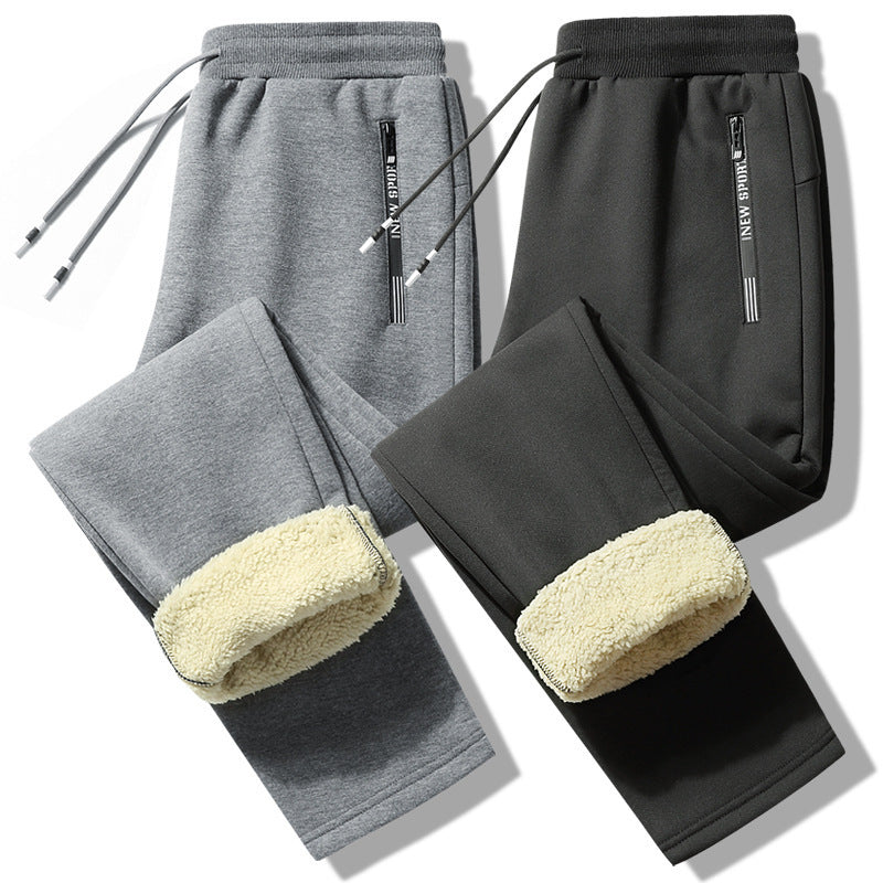 Lamb Fleece Trousers For Men And Women